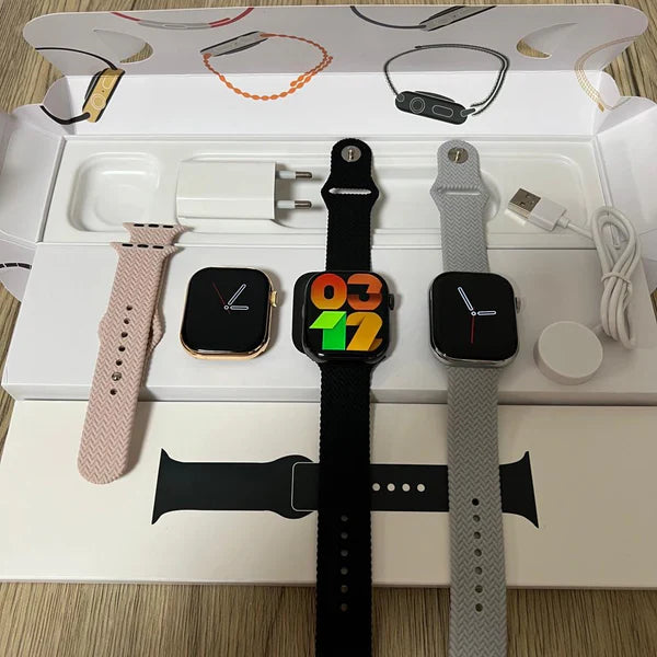 Watch Series 10 - GPS + Cellular Smartwatch | Titanium Case | OLED Always-On Retina display | Fitness Tracking- Heart Monitor | 1-Year Warranty | 15 days easy returns | ANC Earbuds Free Gift