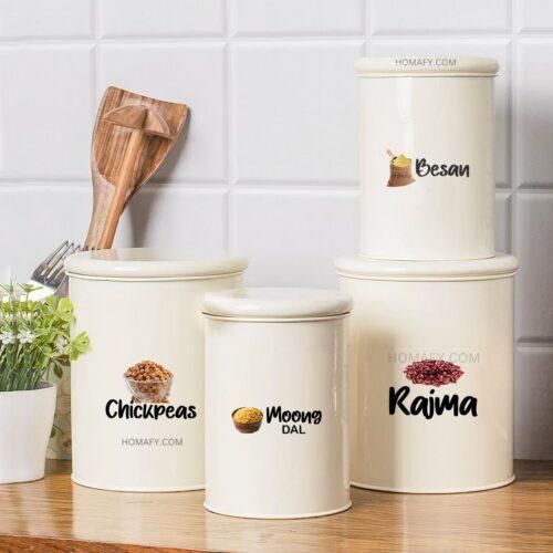 3D Kitchen Label Stickers