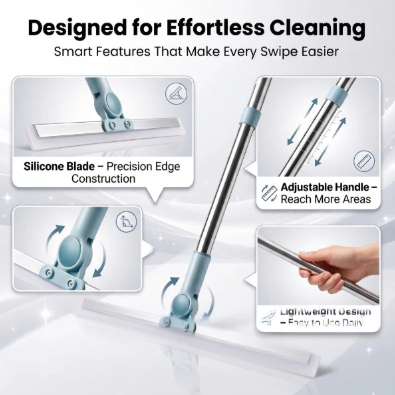 CleanPro™ Extendable Silicone Wiper Mop