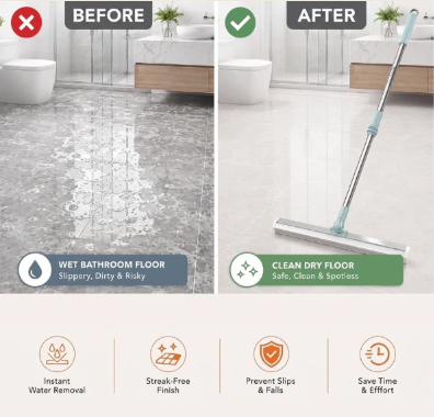 CleanPro™ Extendable Silicone Wiper Mop