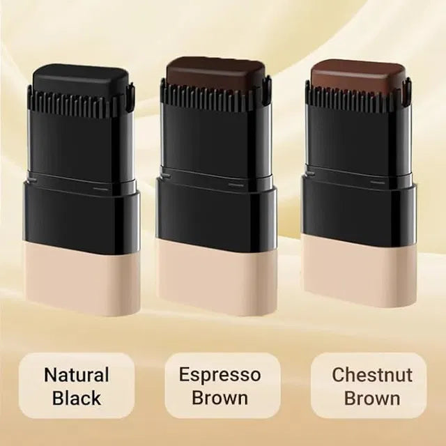 2-in-1 hair Touch-Up Comb Men&Women (black-gray)